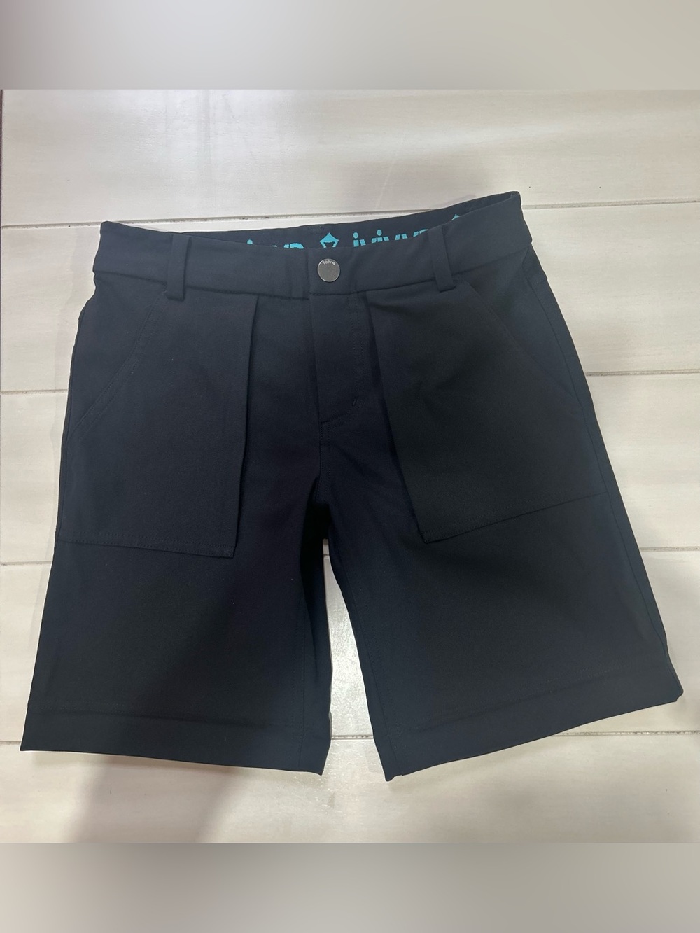 Ivivva Black Driver Short size 10 NWOT